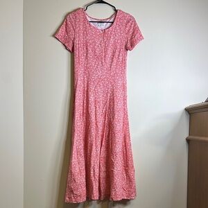 Laura Ashley Pink Floral Maxi Dress